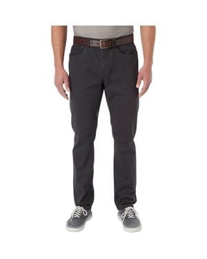 Fair Harbor Horizon Modern Fit Stretch Cotton Blend 5-Pocket Pants - Black