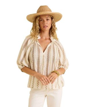 Calypso St. Barth Harper Top - Natural