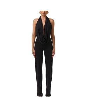Naked Wardrobe Naked Halter Jumpsuit - Black