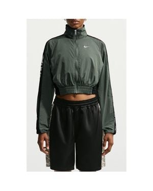Nike Sportswear Cropped Track Jacket - Green