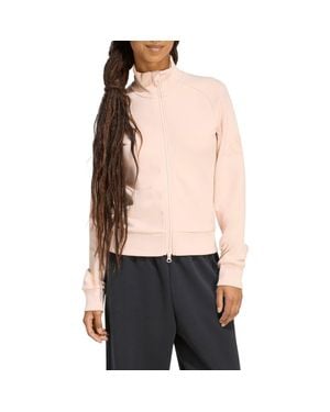 adidas Soft Lux Slim Fit Track Jacket - Black