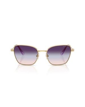 Swarovski 55Mm Gradient Pilot Sunglasses - Purple