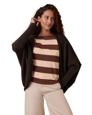 Celtic & Co. Long Sleeve Cocoon Cardigan - Black