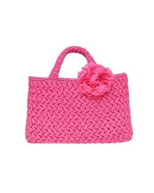 Carmen Sol Positano Raffia - Pink