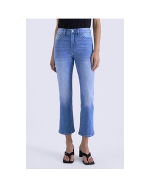 Pistola Lennon High Waist Ankle Bootcut Jeans - Blue
