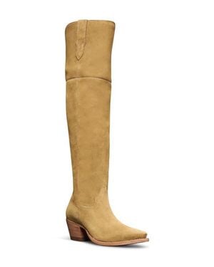 Tecovas Bailey Sahara Over The Knee Boot - Multicolor