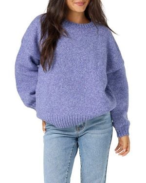 O'neill Sportswear Bayou Heather Crewneck Sweater - Blue