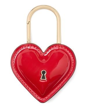 Kate Spade Key To My Heart Patent Leather Bag Charm - Red