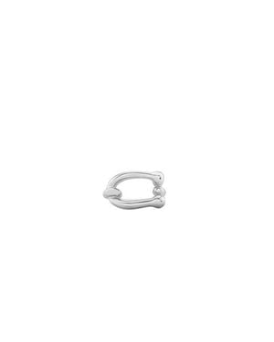 Uno De 50 Sterling Plated Ring - Metallic