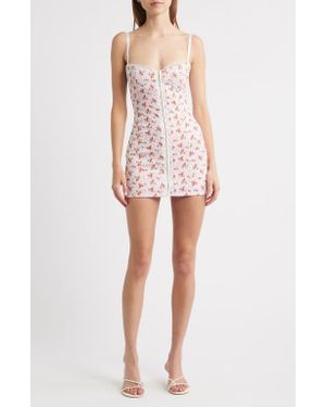 Bella Venice Body-Con Corset Minidress - Multicolor