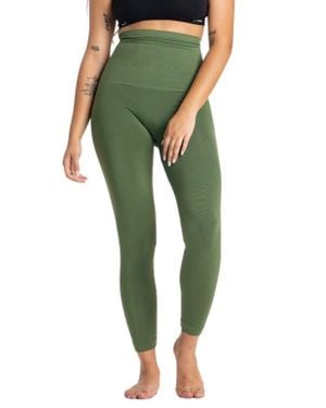 PREGGO LEGGINGS Snapback Postpartum Leggings - Green