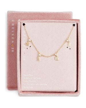 Chelsea28 Demi Fine Cubic Zirconia Mama Charm Necklace - Pink