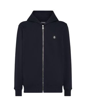 Billionaire Hoodie Sweatjacket Lion - Blue