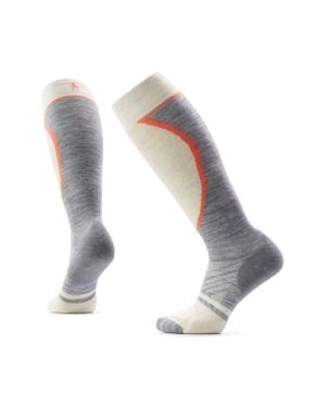 Smartwool Ski Targeted Cushioned Merino Wool Blend Knee High Socks - White