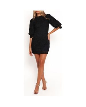 Petal & Pup Catherine Lace Minidress - Black