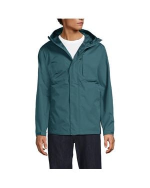 Lands' End Waterproof Raincoat - Green