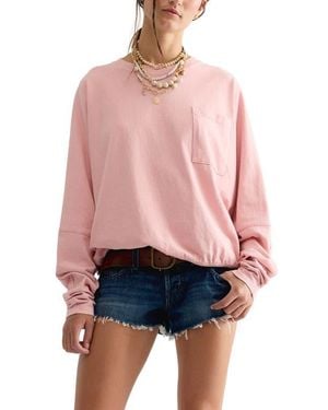 Free People Epic Long Sleeve T-Shirt - Pink