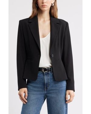 Nordstrom Peplum Blazer - Black