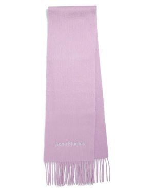 Acne Studios Vinnie Alpaca & Wool Scarf - Purple