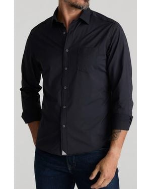 UNTUCKit Gironde Performance Stretch Button-Up Shirt - Blue