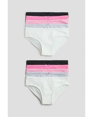 H&M 10-Pack Cotton Briefs - Gray