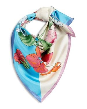 Echo Seasons Summer Series Silk Bandana Scarf - Blue