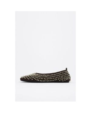 Bimba Y Lola Beaded Crochet Ballerina - White