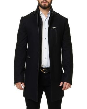 Maceoo Captain Coat - Black