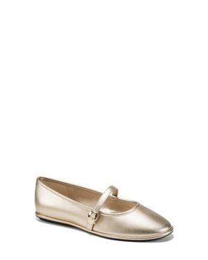 KARL LAGERFELD Vivendel Mary Jane Flat - Natural