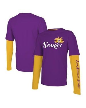 Stadium Essentials Los Angeles Sparks Spectator Long Sleeve T-Shirt - Purple