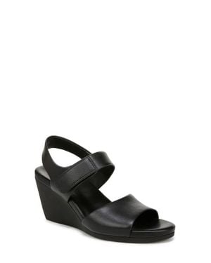 Naturalizer Imani Slingback Platform Wedge Sandal - Black