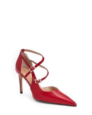 Bruno Magli Primavera Strappy Pointed Toe Pump - Red
