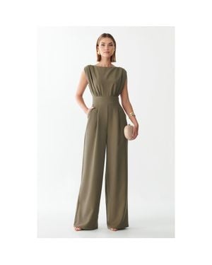 BWLDR Stella Jumpsuit - Green
