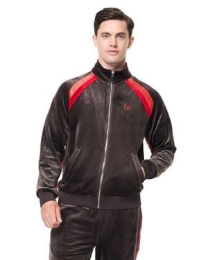 Sergio Tacchini Banda Velour Track Jacket - Red