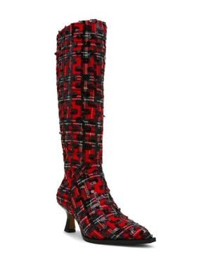Betsey Johnson Pamella Knee High Boot - Red