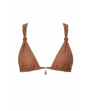 IVY SWIMWEAR Amara Bikini Top - Brown