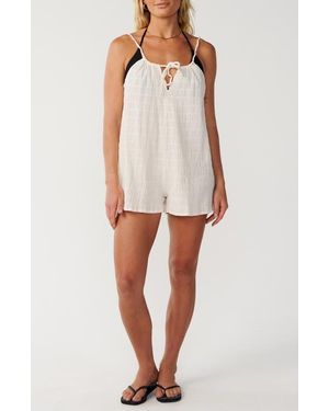 Rip Curl Island Cover-Up Romper - White