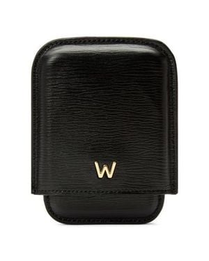 Wolf W Moulded Card - Black