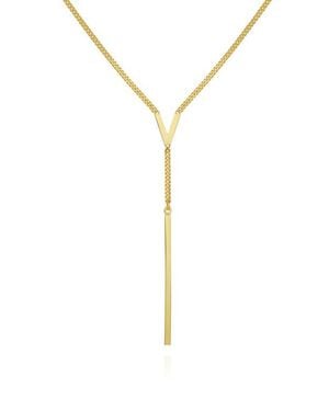 Vince Camuto V Lariat Necklace - Metallic