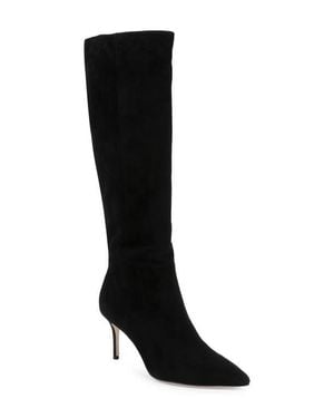 L'Agence Herald Leather Knee High Boot - Black