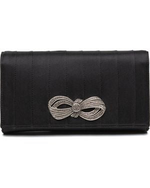 MICHELLE WILHITE The Olivia Clutch - Black