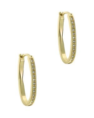 Ted Baker Shivanna Crystal Shimmer Hoop Earrings - Metallic