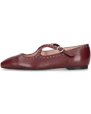 Pretty Ballerinas Criss Cross Mary Jane - Red