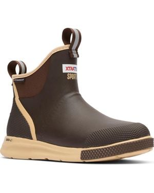XtraTuf Waterproof Ankle Deck Sport Boot - Brown