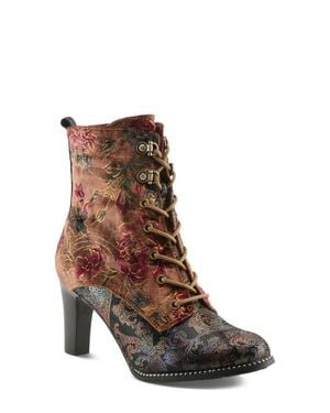 Spring Step Stellar Lace-Up Boot - Brown