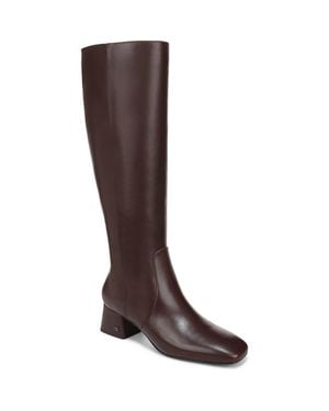 Sam Edelman Porter Wide Calf Zip Tall Boots - Brown