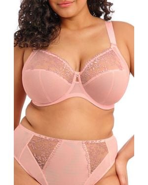 Elomi Zarla Full Figure Underwire Bra - Pink