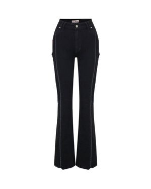 Pcfg Flare Denim Pant - Blue