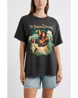 Merch Traffic Smashing Pumpkins Graphic T-Shirt - Black