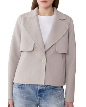 SOIA & KYO Selah Wool Blend Coat - Gray
